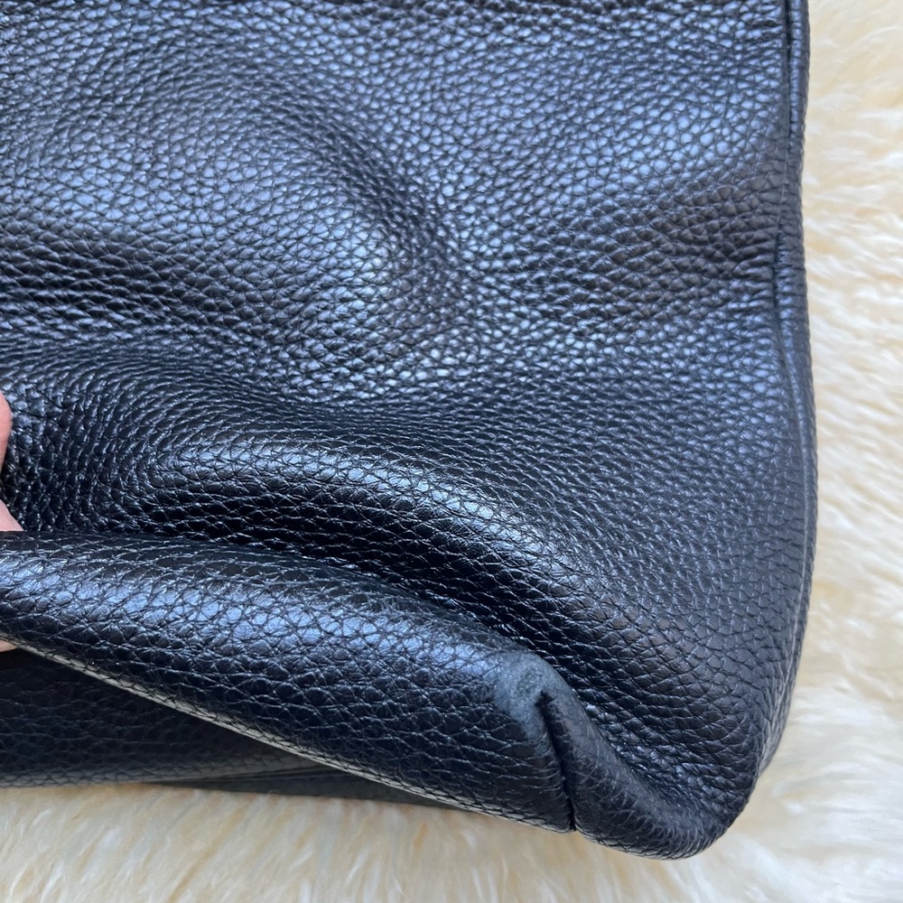 Burberry Black Pebbled Leather Handbag - Picture 5 of 8